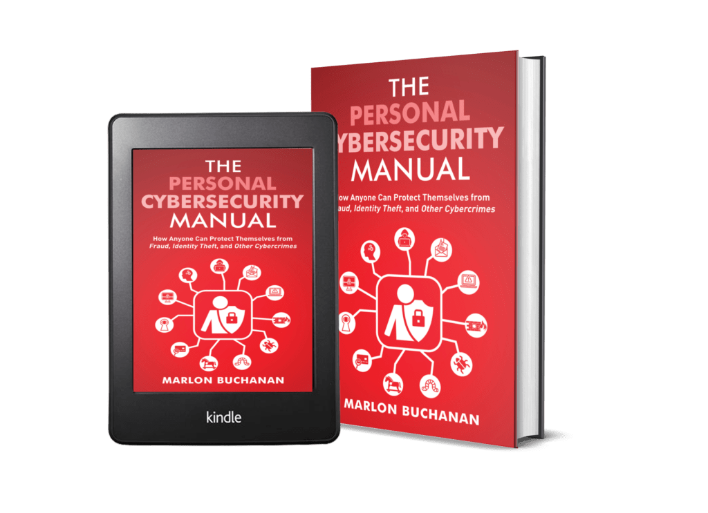 The Personal Cybersecurity Manual Kindle and Paperback Mockup